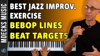 Mastering Your Rhythmic Intuition on Bebop Lines with Beat Targeting jazzpianolessons [upl. by Sidonia]