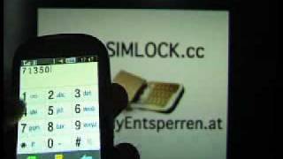 UNLOCK CODE BY IMEI Samsung Corby GTS3650 wwwSIMUNLOCKme Phone Freeze [upl. by Diley]