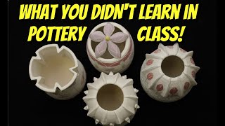 Easy Facets for Pottery Decoration  THREE Projects and TIPS for FACETS [upl. by Roma599]