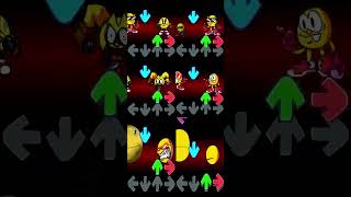 FNF Different Character Test  But Everyone PacManHard Mod edit shorts [upl. by Terris386]