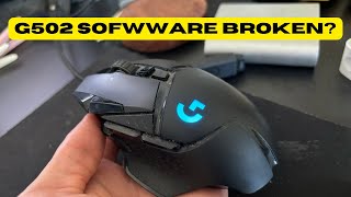 How To Fix Logitech G502 Software Glitch [upl. by Atteuqahc683]