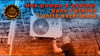 Pose dun climatiseur réversible pompe à chaleur Airton  Suite et fin [upl. by Anael]