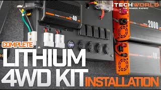 iTechworld COMPLETE Lithium 4WDCaravan Kit  Overview  Installation [upl. by Ahsiuq]