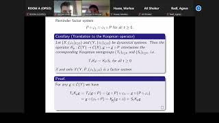 Corbinian Schlosser  Sparsity structures for Koopman and PerronFrobenius operator [upl. by Tacy92]