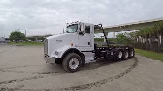 2006 KENWORTH T800 TRIAXLE ROLLOFF S0617003 [upl. by Amadis]