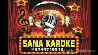 NADHA NEE VARUM KAALOCHA KARAOKE [upl. by Anes304]