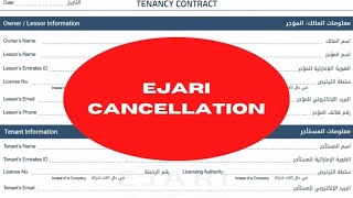 How to cancel Ejari by using Dubai REST app [upl. by Nuawad242]