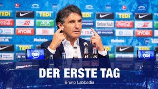 Der erste Tag von Bruno Labbadia  Cheftrainer  Hertha BSC [upl. by Gudrin]