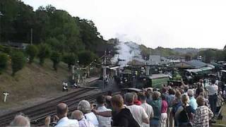 Bluebell 50th Anniversary gala Cavalcade  run past No 2 [upl. by Ardnas]