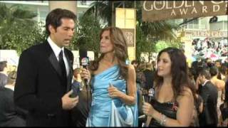 Zachary Levi on the Red Carpet at Golden Globes 2010 [upl. by Luba]