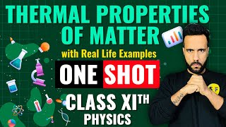 Thermal properties of matter One Shot Physics  Class 11th with Ashu Sir  Science and fun [upl. by Leoine487]