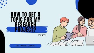 How to generate research ideas Part 1 [upl. by Yasnyl]