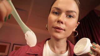 ASMR Most Relaxing Face Spa  Personal Attention quotHeadphones Requiredquot [upl. by Blas]