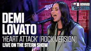 Demi Lovato “Heart Attack Rock Version” Live on the Stern Show [upl. by Enihsnus376]