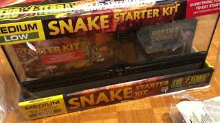 REHOMED CORN SNAKE  Exo Terra Snake Starter Kit [upl. by Cavanagh]