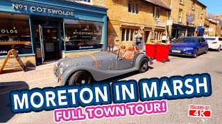 MORETON IN MARSH in The Cotswolds England  Full Tour [upl. by Retrac170]