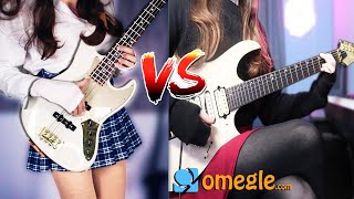 Bass VS Guitar Battle with TheDooo but we are GIRLS [upl. by Ibib]