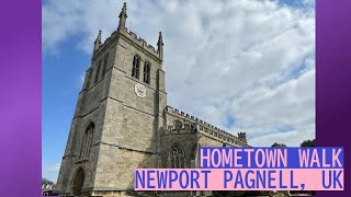 Newport Pagnell hometown walk United Kingdom 故郷のニューポートパグネル HD  Walking in the UK イギリス [upl. by Diskson]