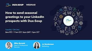 How to send a personalized ecard to your LinkedIn prospects with DuxSoup [upl. by Ihcas]