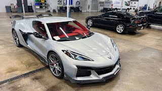 The New 2023 Corvette Z06 C8  Rainy Delivery  Walkaround Showcase [upl. by Volkan]