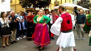 Arbereshe dance in Southern Italy 2017 [upl. by Kcirddet825]