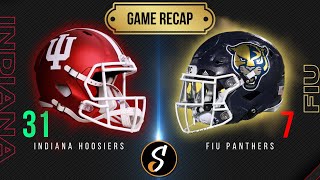 Indiana vs FIU Game Recap  College Football Week 1 [upl. by Dolphin]