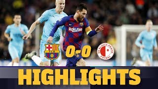 HIGHLIGHTS  Barça 00 Slavia Prague [upl. by Inaffyt]