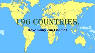 Can I Name All Countries of the World [upl. by Notlimah]