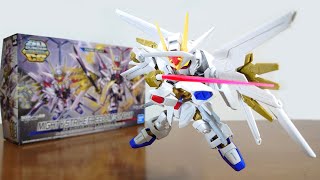 マイティーストライクフリーダムがクロスシルエットに！額やウイングが展開！SDガンダム クロスシルエット マイティーストライクフリーダムガンダム レビュー [upl. by Goulette]