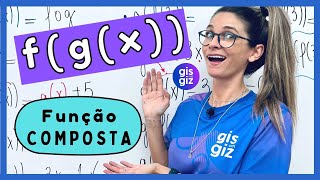 FUNÇÃO  FUNÇÃO COMPOSTA  matemática 1º ensino médio  gis com giz [upl. by Izogn]