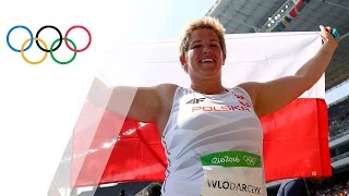 Polands Wlordarczyk wins Womens Hammer gold [upl. by Anaujnas]