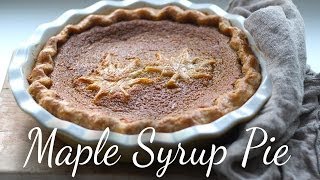 Maple Syrup Pie  Kitchen Vignettes  PBS Food [upl. by Leterg]