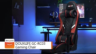 DOUXLIFE GCRC03 Massage Gaming Chair PU Office Chairs  Shop on Banggood [upl. by Elleraj679]