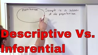 Lesson 3  What is Descriptive Statistics vs Inferential Statistics [upl. by Rennerb719]