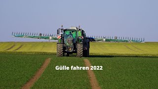 Gülle fahren 2023 Fendt 722 und 15 Meter Eckert Fass [upl. by Aneahs836]