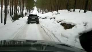 Range Rover Evoque  offroad sulla neve con Michelin Latitude Alpin LA2 [upl. by Moersch]