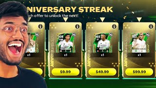 Anniversary Streak is Here FC MOBILE [upl. by Serdna]