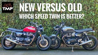 New Triumph Speed Twin  How does it compare to the old bike [upl. by Hutt]