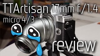 TTArtisan 17mm f14 mft  Review  Cinematic video test [upl. by Rad160]