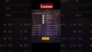 Custom kaise banaen new game play video custom shorts garenafreefire customroom [upl. by Alaehcim]