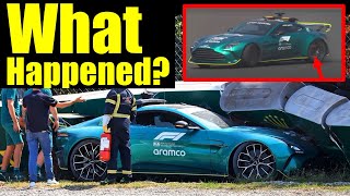 F1 2024  Odd Safety Car Crash in Monza  CLOSER LOOK [upl. by Simara108]