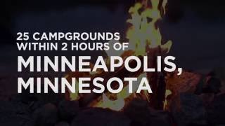 25 Campgrounds Within 2 Hours of Minneapolis MN [upl. by Nothsa]