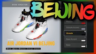 NBA 2K20 Shoe Creator  Air Jordan 6 “Beijingquot [upl. by Sewel947]