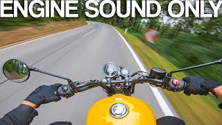 Royal Enfield Meteor 350 sound RAW Onboard [upl. by Heim]