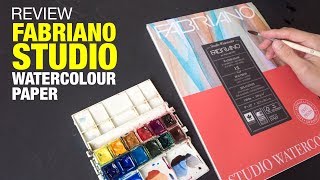 Fabriano Studio Watercolour Paper Review [upl. by Thomson]