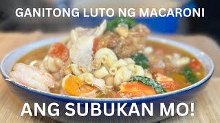 Ganitong luto Ang subukan mo sa Simpleng macaroni Mapapa wow ka sa Sarap [upl. by Anaitsirhc]