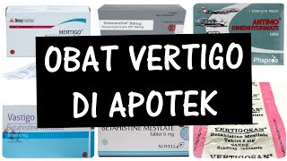 10 Obat VERTIGO Pusing di Apotek [upl. by Ailsa974]