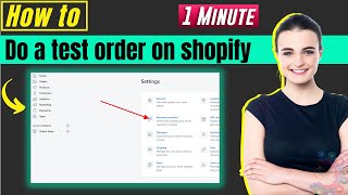 How To Do A Test Order Shopify SIMPLE [upl. by Vernen]