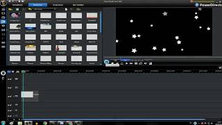 Power Director 8  How to make an Overlay  Sparkle  Tutorial [upl. by Hcab]