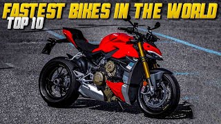 Top 10 Fastest Bikes In The World 2024 [upl. by Surad]